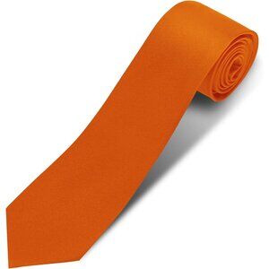 Men's Orange Solid Pure Color 3.15" (8cm) Necktie Plain Formal Business Ties